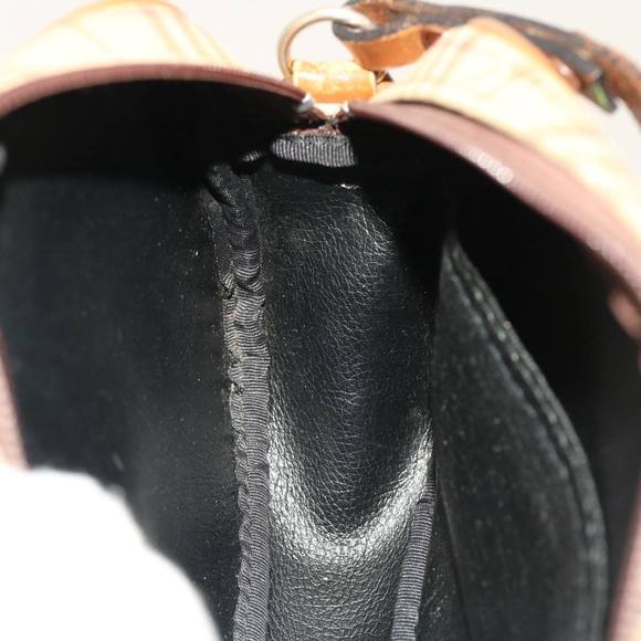 Burberrys Nova Check Shoulder Bag Nylon Beige Auth ti1214 - Picture 15 of 16